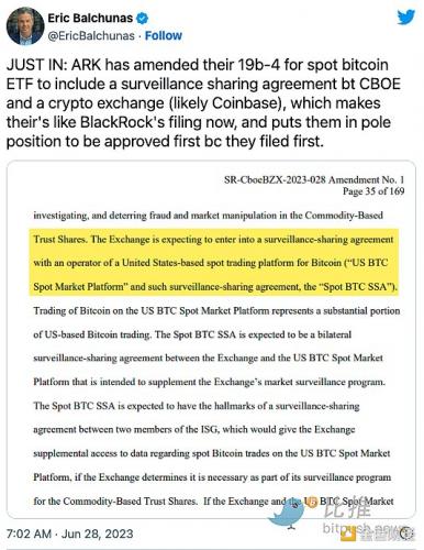 贝莱德的”监督共享协议“怎样预防比特币 ETF 操纵？