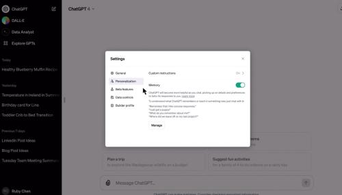 ChatGPT要有记忆力了 OpenAI宣布小范围测试“记忆”功能！