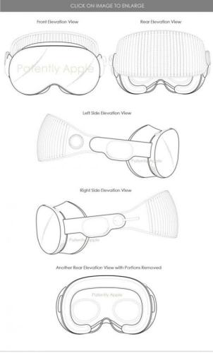 中国香港专利局公布了 27 项与苹果 Vision Pro 相关的外观设计专利