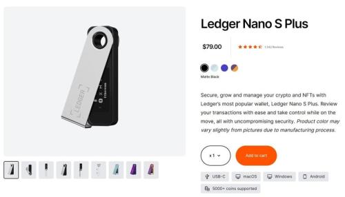 2024 年1月 Ledger Nano S Plus 加密钱包评测