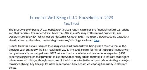 美联储报告：通胀重创美国家庭，过半财务恶化