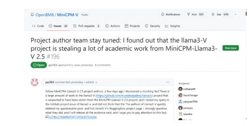 斯坦福爆火Llama3-V竟抄袭国内开源项目，作者火速删库