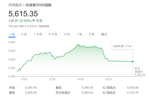 专家预测：2030年标普500指数或达15,000点