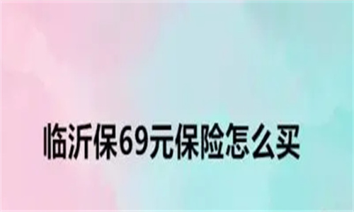 临沂保69元保险怎么理赔 临沂保69元保险怎么买