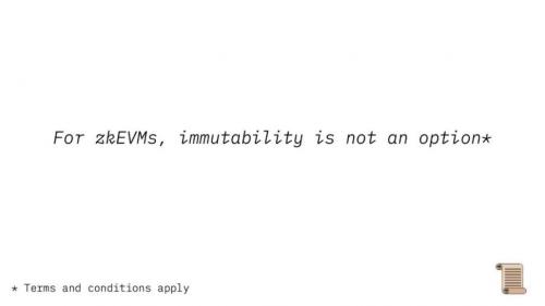 ZKRollup是什么意思 ZKRollup代币的不变性和可升级性