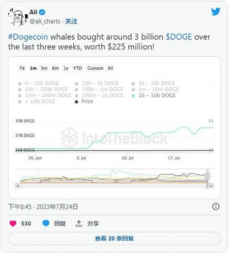 狗狗币 ($DOGE) 重复历史模式 价格可能会飙升 23,000%