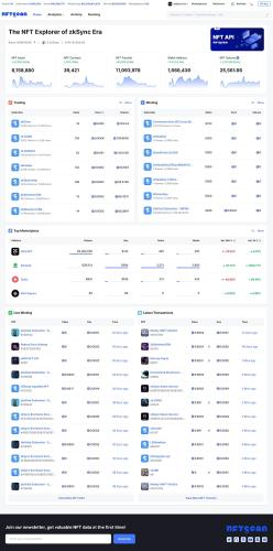NFTScan正式上线zkSyncNFTScan浏览器和NFTAPI数据服务